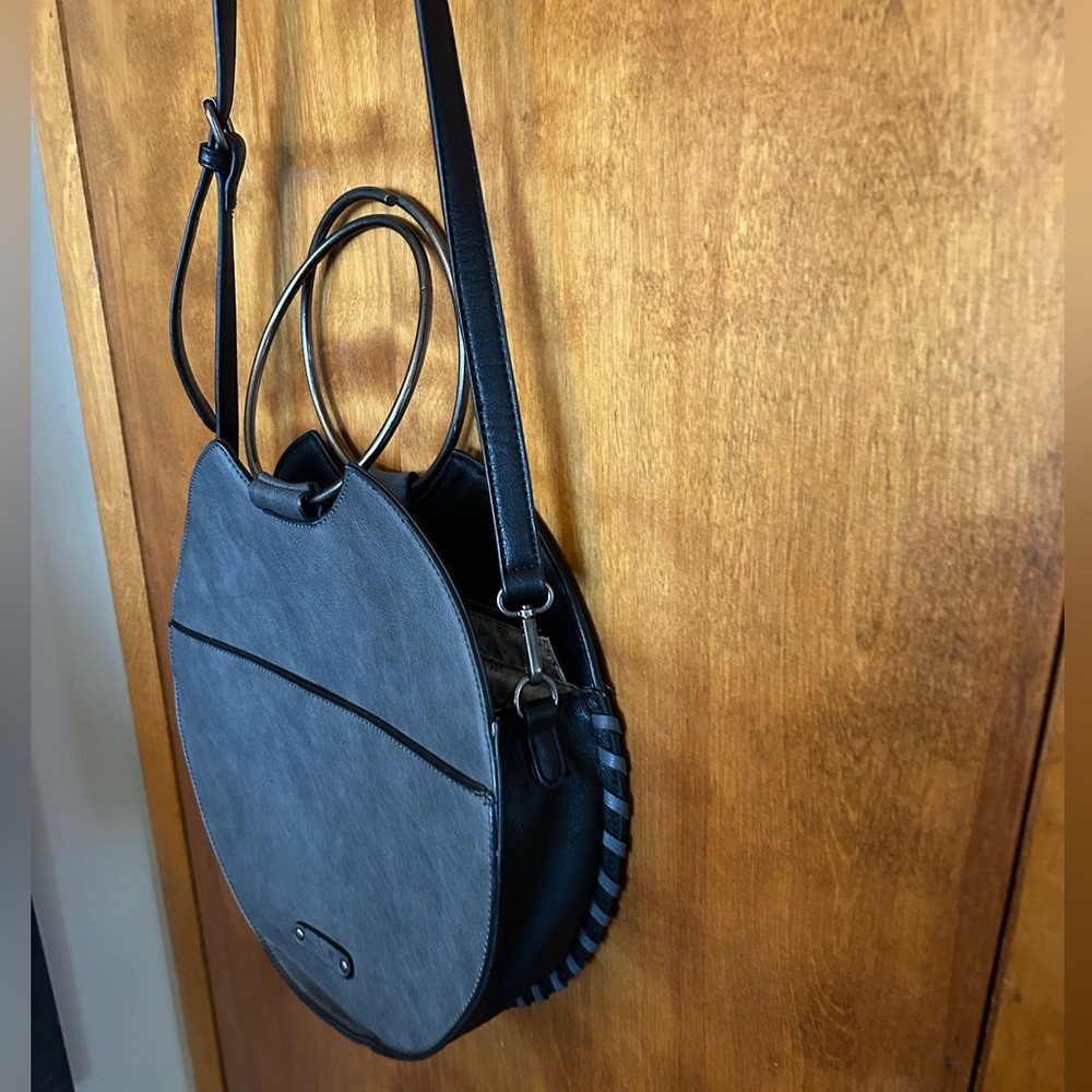 Circle Gray Purse